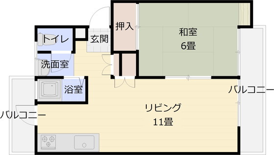 国分旭ヶ丘住宅2号棟 102